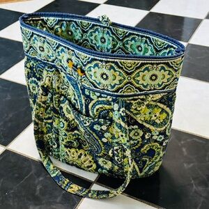 Vera Bradley Green and Blue Patterned Bag